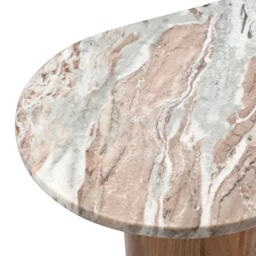 Bellagio Toronto Marble & Acacia Wood Console Table product view 3