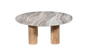 Bellagio Coffee Table Toronto Marble & Mango Wood product view 2
