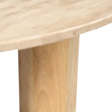 Bellagio Coffee Table Travertine & Mango Wood product view 3