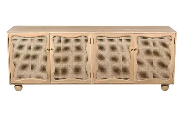 Noelle Mango Wood and Rattan Buffet product view 3