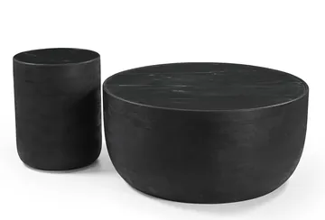 Imogen Coffee Table Black - 100 x 100 x 45cm product view 5