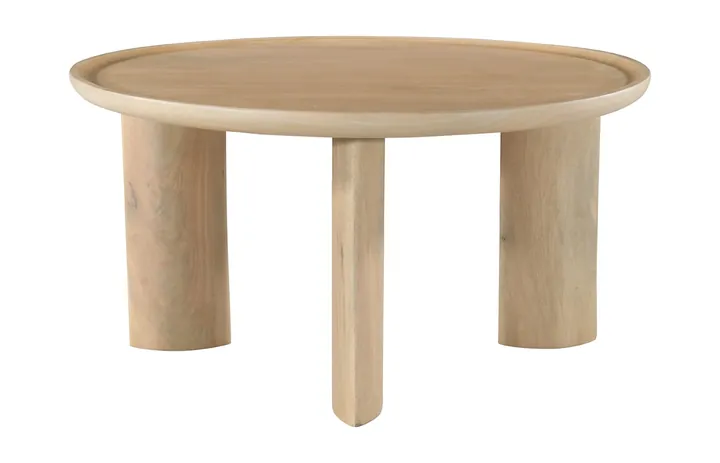Fontaine Coffee Table Natural - 80 x 80 x 40cm