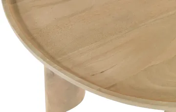 Fontaine Coffee Table Natural - 80 x 80 x 40cm product view 4