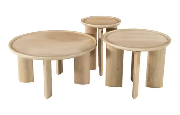 Fontaine Coffee Table Natural - 80 x 80 x 40cm product view 5