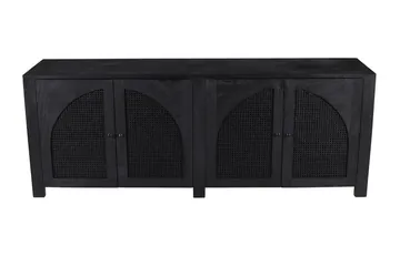 Trevi Mango Wood TV Unit Black product view 5