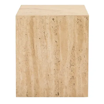 Quinn Travertine Side Table product view 3