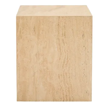 Quinn Travertine Side Table product view 4
