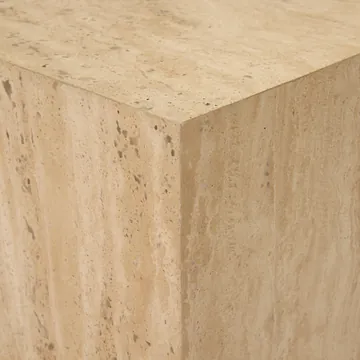 Quinn Travertine Side Table product view 6