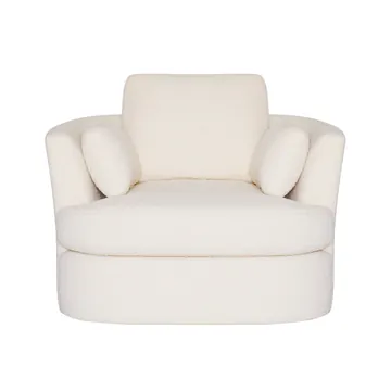 Jasper Swivel Chair Boucle Ivory product view 1