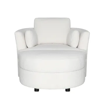 Jasper Swivel Chair Boucle Ivory product view 8