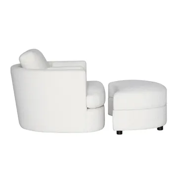Jasper Swivel Chair Boucle Ivory product view 10