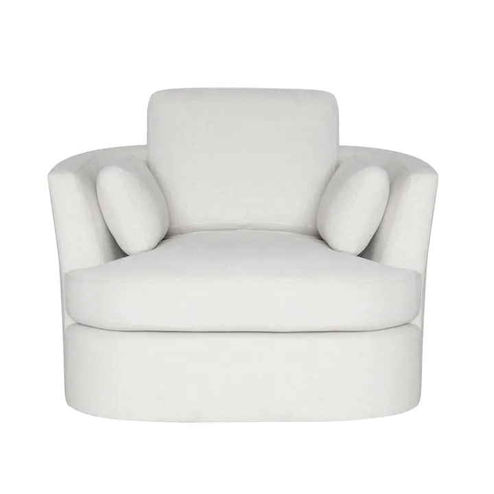 Jasper California Ivory Swivel Chair