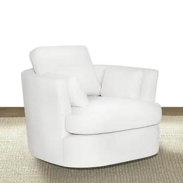 Jasper California Ivory Swivel Chair product view 5