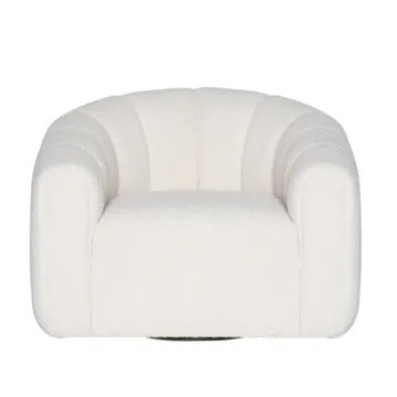 Westbourne Swivel Chair Boucle Ivory product view 1