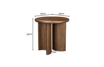 Calista Chestnut Side Table product view 3