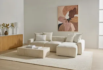 Juliette Buffet Light Oak & Carrara Marble product view 3