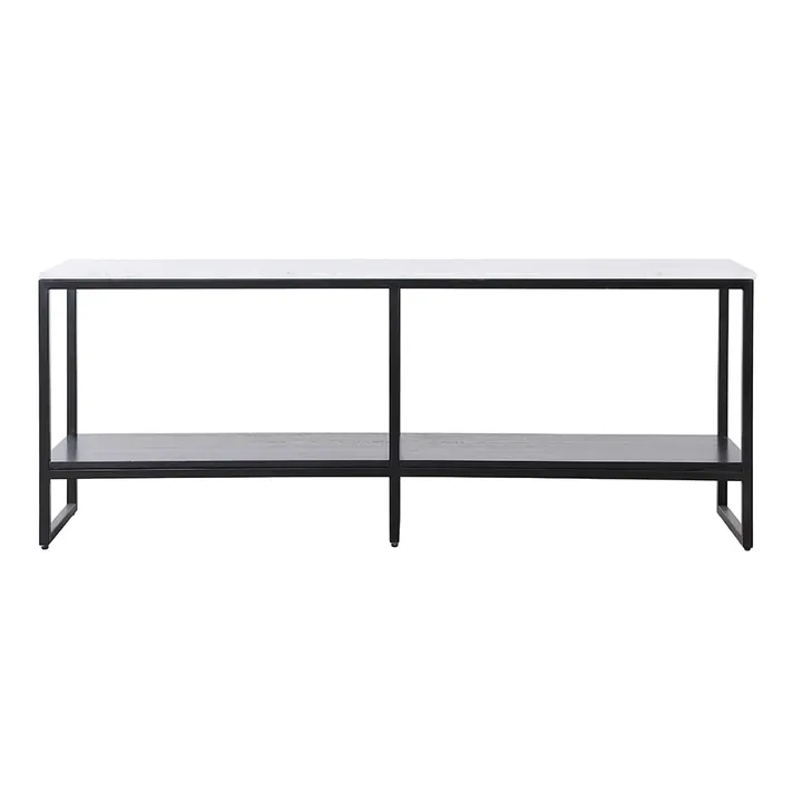 Francesca Console Table Cararra Marble - 180 x 40  x 70 cm