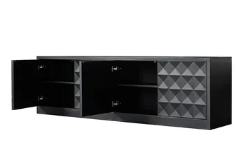 Kingsley Buffet Oak Black - 234  x 46  x 70cm product view 4