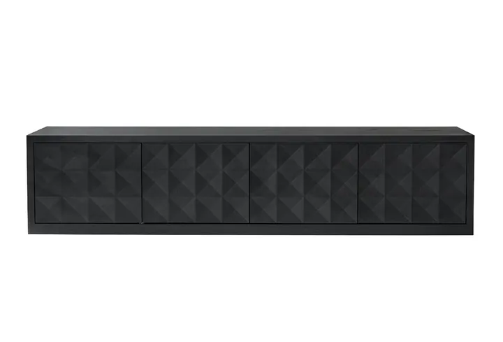 Kingsley TV Unit Oak Black - 232  x 46  x 51cm