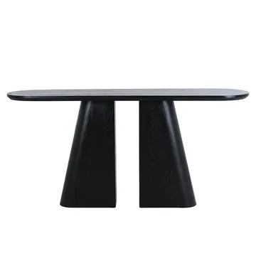 Primrose Console Table Black - 160 x 40 x 75 cm product view 1