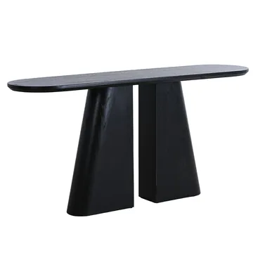 Primrose Console Table Black - 160 x 40 x 75 cm product view 2