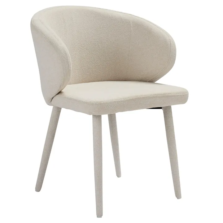 Eden Dining Chair Muse Chocolate in Beige