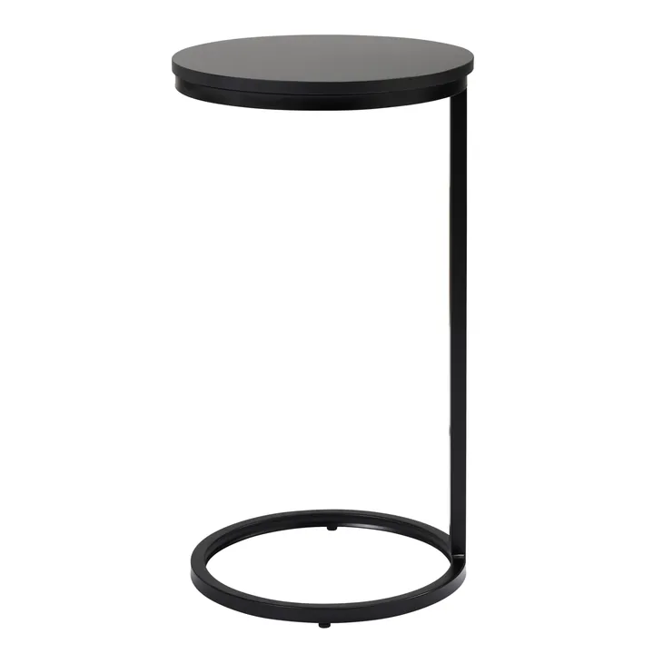 Celine Black Round Sofa Table