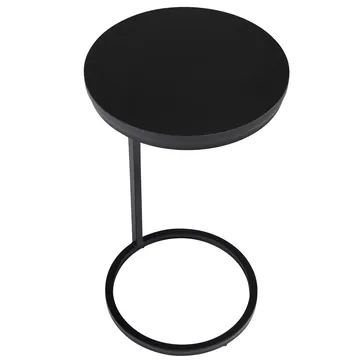Celine Black Round Sofa Table product view 4