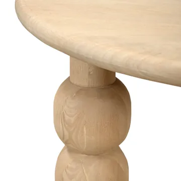 Fiora Round Mango Wood Coffee Table product view 4