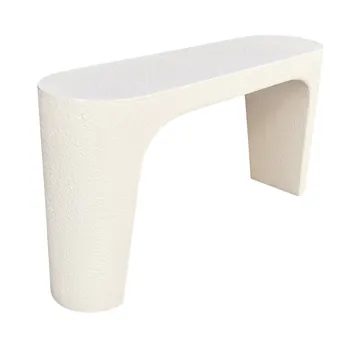Capri Console Table Milky White product view 2