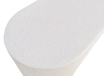 Capri Console Table Milky White product view 3