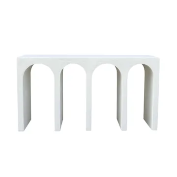 Opaline Console Table Pure White product view 5