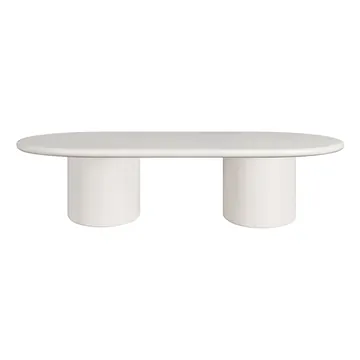 Jolie Coffee Table White Jade Marble product view 2