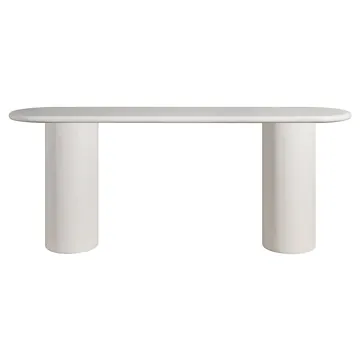 Jolie Console Table White Jade Marble product view 2