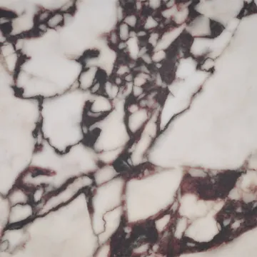 Tahlia Bulgari Red Marble-Look Coffee Table product view 4