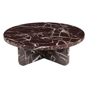 Brielle Coffee Table Rosso Marble - 90 cm product view 4