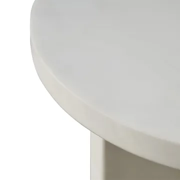 Brielle Side Table White Marble Round product view 2