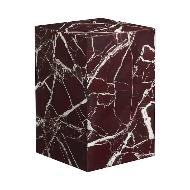 Rialto Rosso Levanto Marble Plinth - 51 cm