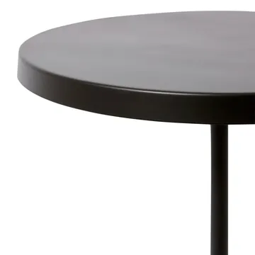 Grange Marble Side Table - 40 x 40 x 56cm - Black / Grey product view 2