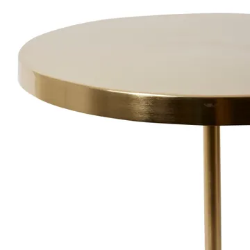 Grange Marble Side Table - 40 x 40 x 56cm - Gold / White product view 2