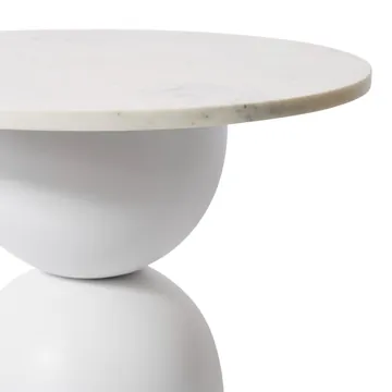 Varenna Marble Side Table - 51 x 51 x 51cm product view 2
