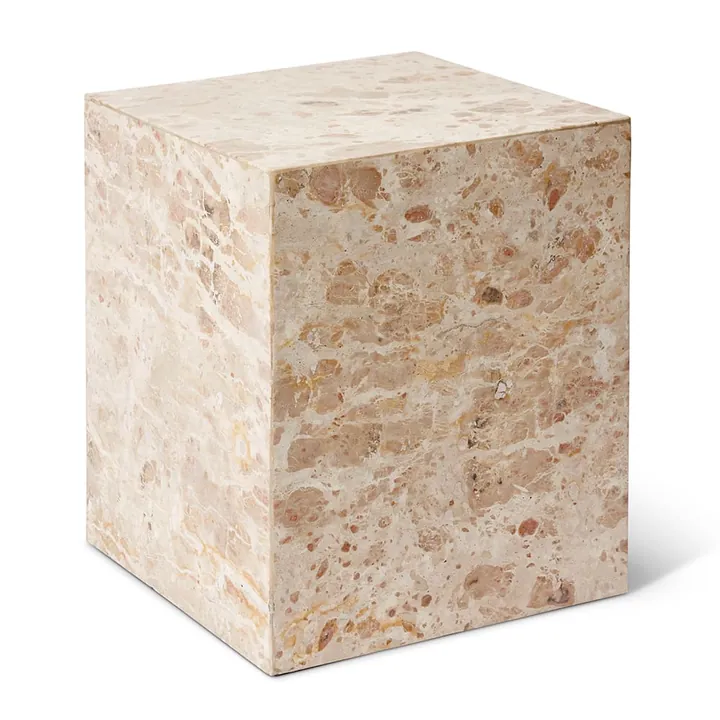 Hampton Side Table  Panther Marble - 38 x 38 x 45cm