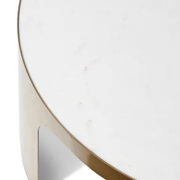 Tuscany Coffee Table - 80 x 80 x 38cm - White / Gold product view 2