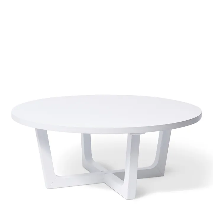 Amalfi Coffee Table - 100 x 100 x 40cm - White