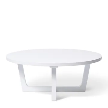 Amalfi Coffee Table - 100 x 100 x 40cm - White product view 2