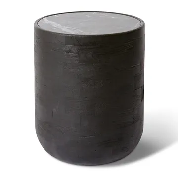Hawthorne Side Table - 45 x 45 x 55cm - Black / Black product view 1