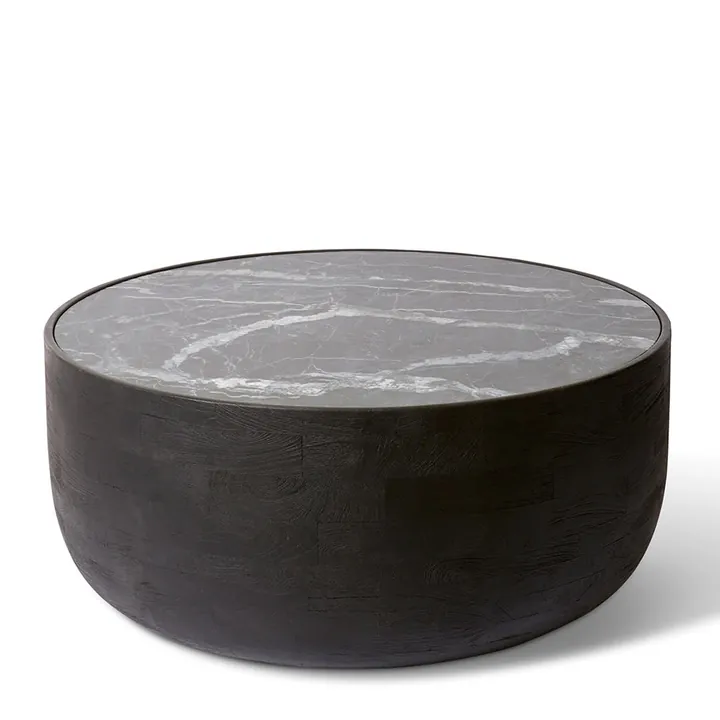 Hawthorne Coffee Table - 100 x 100 x 45cm - Black / Black