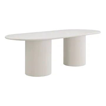 Jolie Dining Table White Jade Marble product view 3