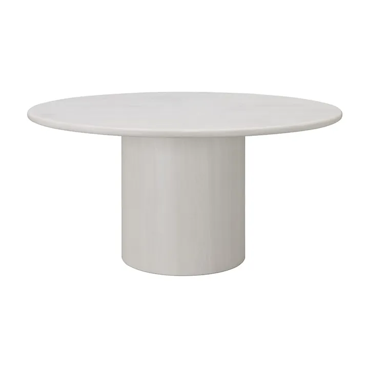 Jolie Dining Table White Jade Marble Round