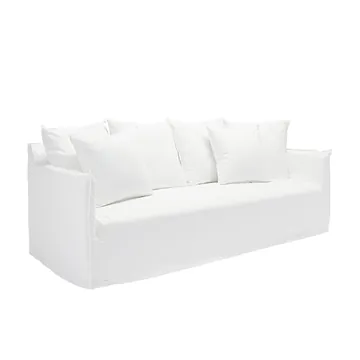 Harrow Linen Sofa Pure White - 3.5 Seater product view 3